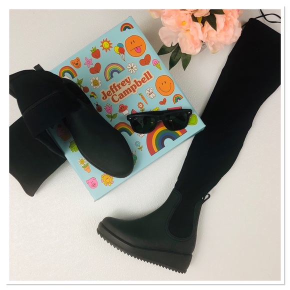 Jeffrey Campbell Shoes - Jeffrey Campbell Monsoon Over-the-Knee Rain Boot